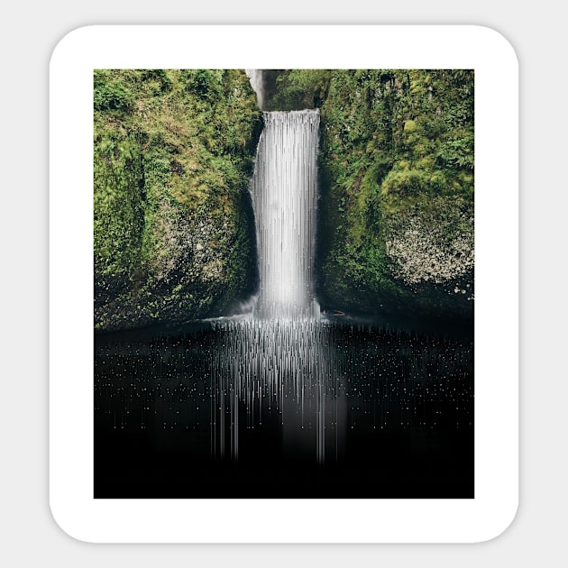 Waterfall Sticker by s.elaaboudi@gmail.com